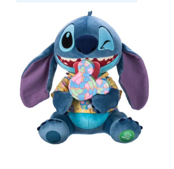 STITCH Peluche Disney officielle Lilo et Stitch Attacks Snacks en édition limitée 34 cm