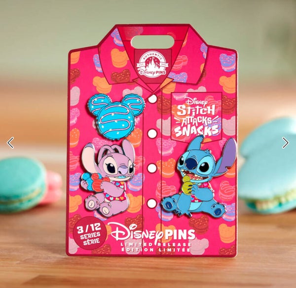 Ensemble de pin's Stitch Attacks Snacks en édition limitée, 3 sur 12