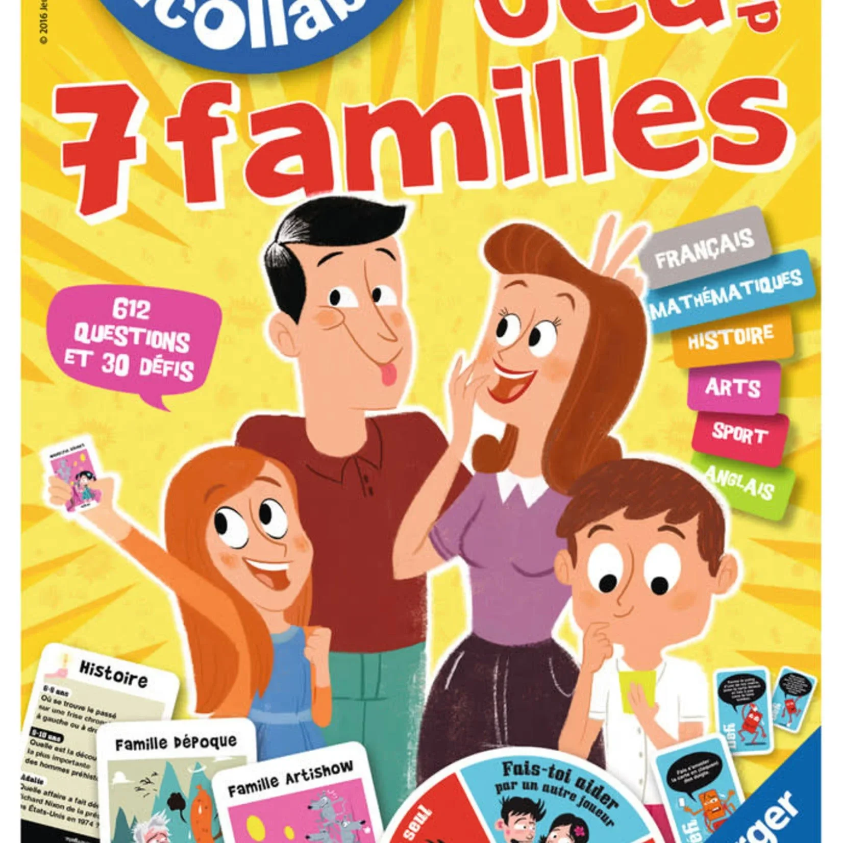 Ravensburger Le Jeu des 7 Familles des Incollables