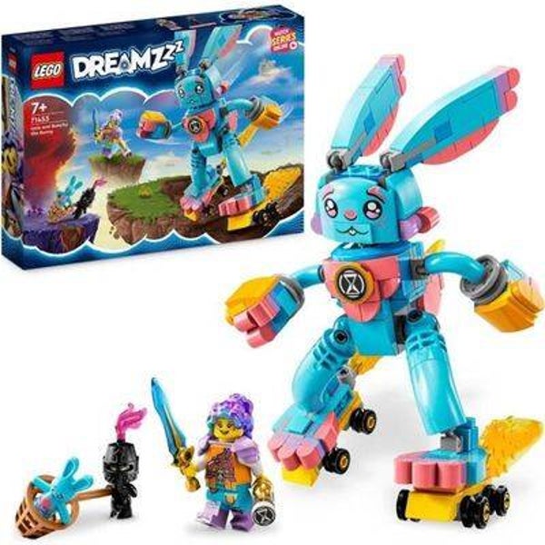 LEGO® DREAMZzz 71453 Izzie et Bunchu le Lapin, Jouet avec Figurines de la Série TV SH