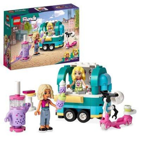 LEGO® Friends 41733 La Boutique Mobile de Bubble Tea, Jouet Enfants 6 Ans, Scooter, Mini-poupées SH