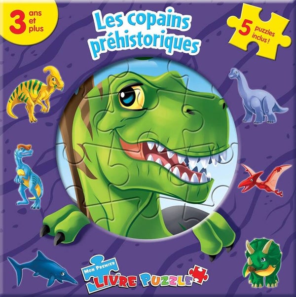 Nos amis les dinosaures livre puzzles