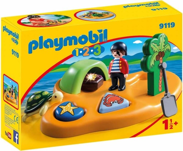 Playmobil 9119 île de Pirate dès 1 ans