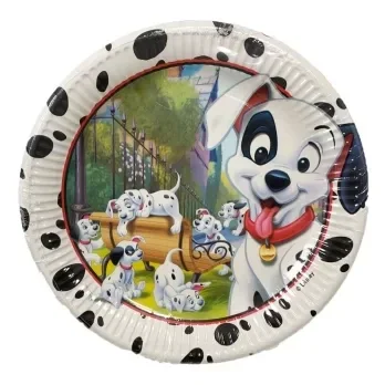 Disney 101 Dalmatians assiettes 8 pcs 23 cm