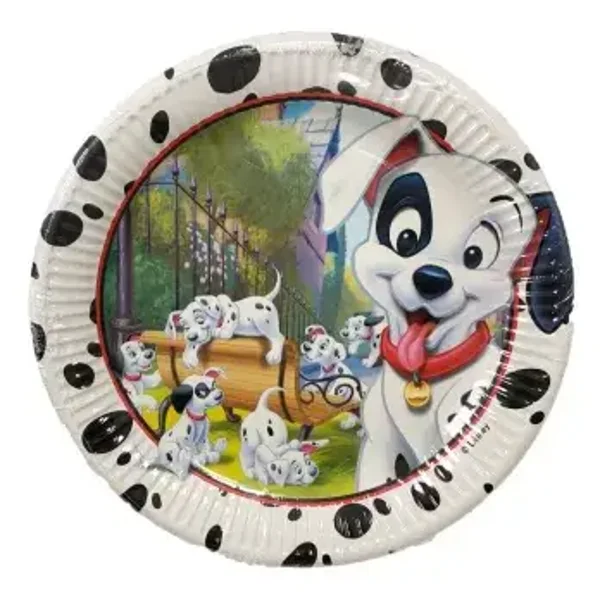 Disney 101 Dalmatians assiettes 8 pcs 23 cm