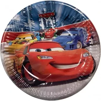 Disney Cars assiettes 8 pcs 20 cm