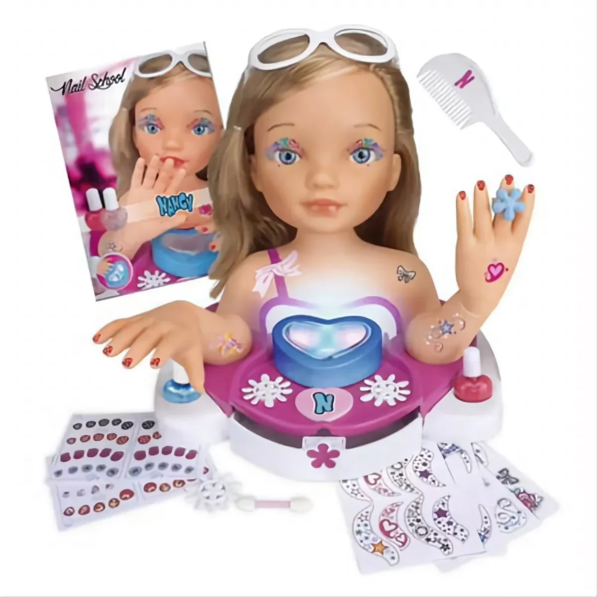 Tête à coiffer + Manucure et Maquillage NANCY Jouet Dès 4 ans