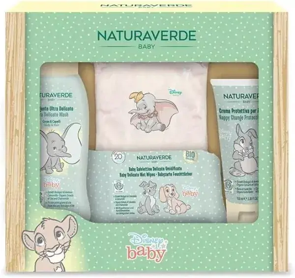 Coffret Disney Baby Soin Hygiène Bio Pour Bebe Crème Gel Nettoyant Doudou SH