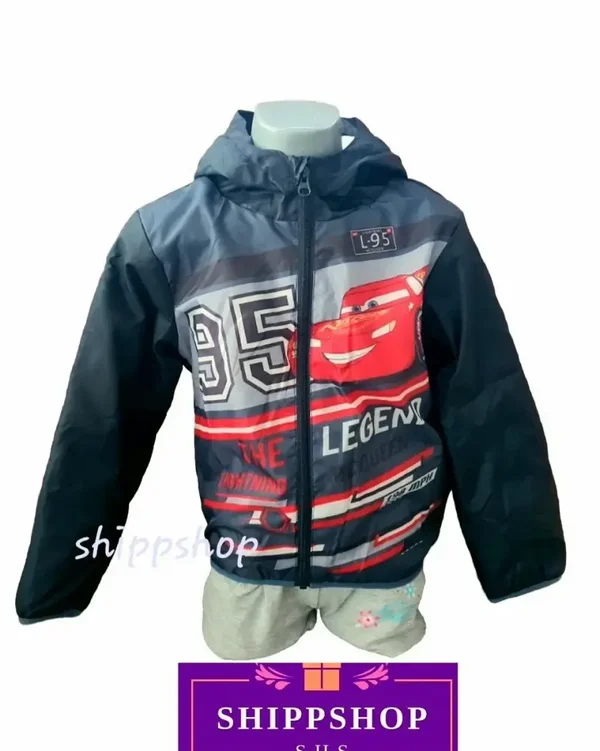 Disney Cars Pixar Coupe-vent Doublé Pour Garçon Vêtement Veste Manteau