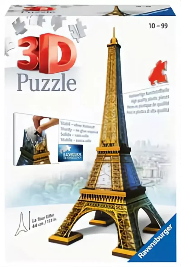 Ravensburger - Puzzle 3D Building - Tour Eiffel - 216 Pièces Jeu