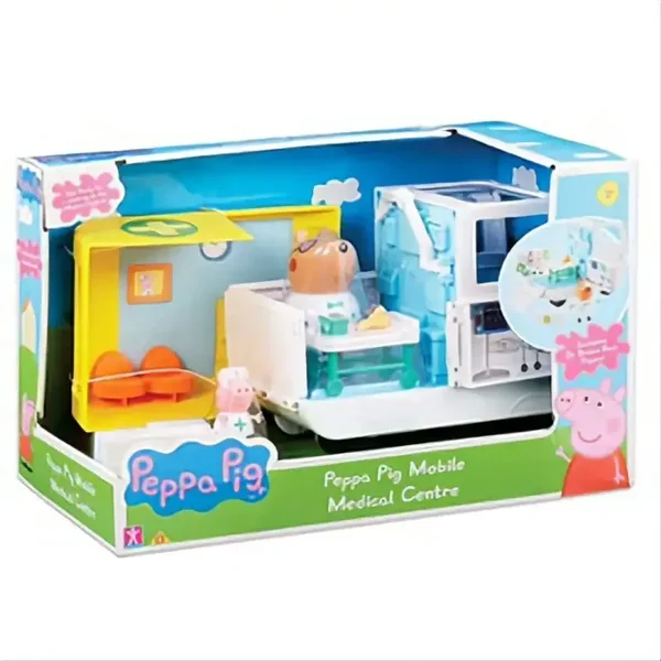 centre médical mobile de Peppa Pig avec Figurine et accessoires Jouet Dès 3 ans