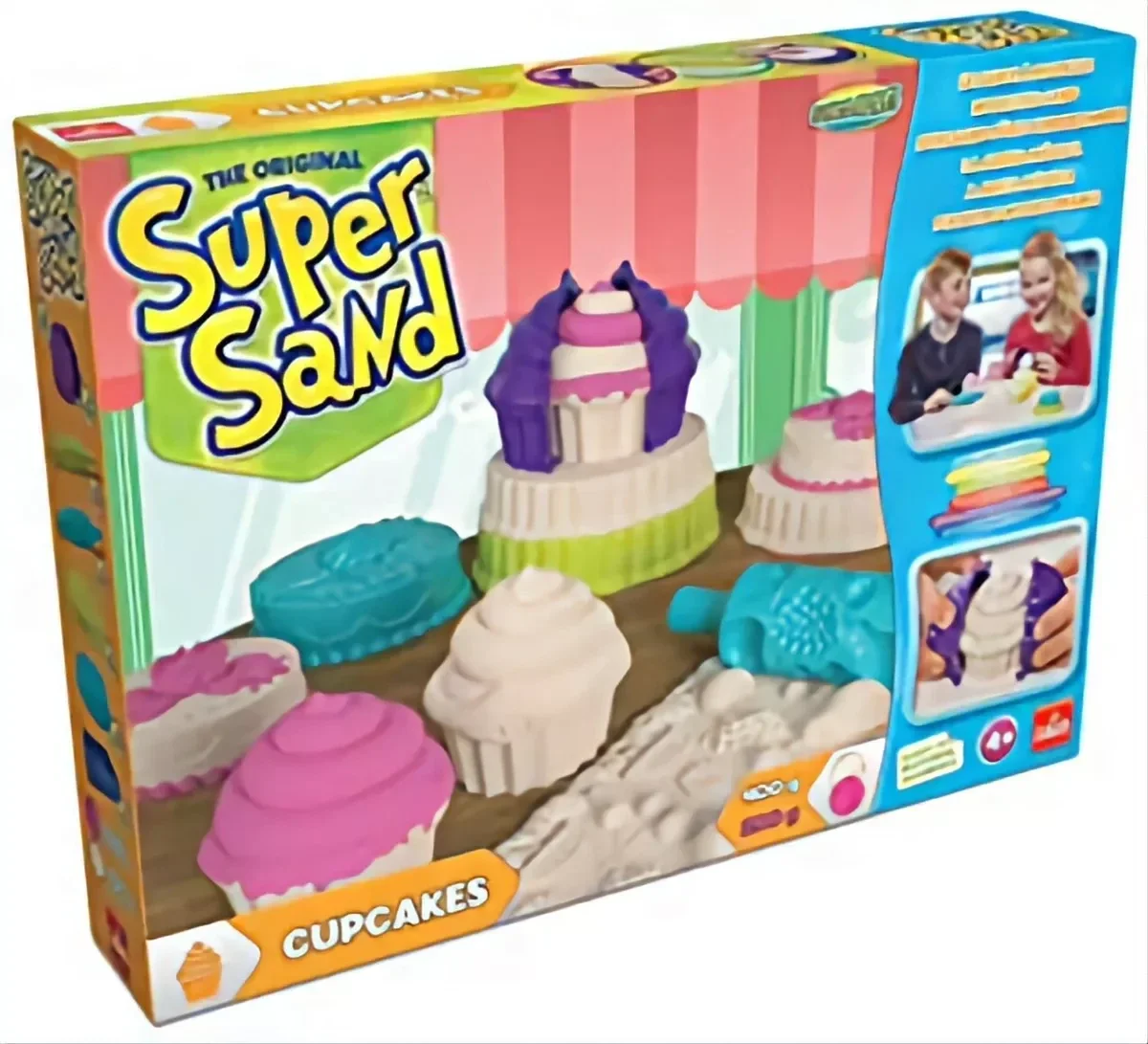 Goliath - Super sand Cupcakes sable à modeler loisirs créatifs pour enfant Des 4ans