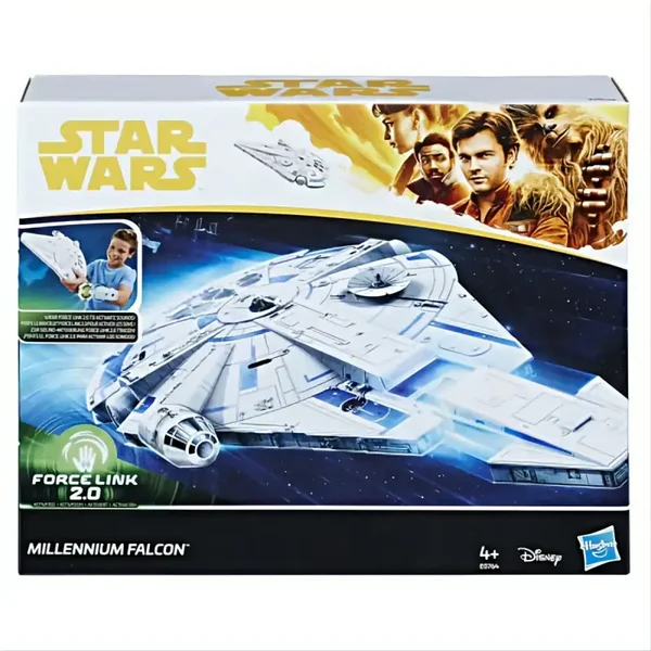 HASBRO Star Wars - Coffret Deluxe Vaisseau Faucon Millenium - Force link 2.0 Dès 4 ans