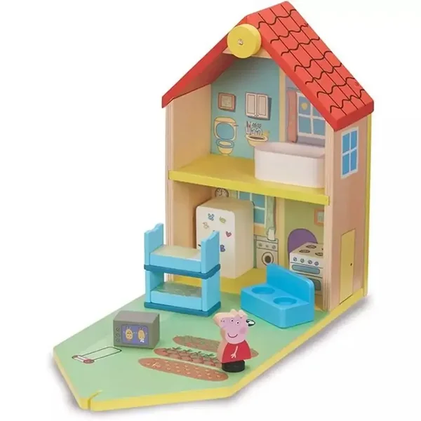 Maison en Bois Peppa Pig Accessoires Et Figurine Incluse Giochi SH