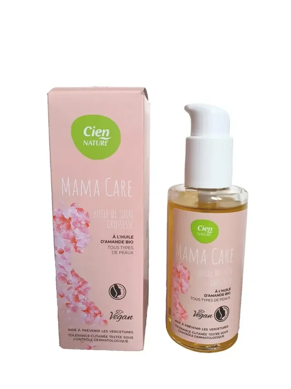 Huile De Soin Grossesse Vergetures By Cien Nature Huile D'amande Bio 100ml SH