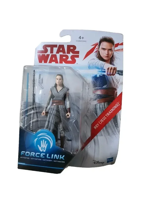 Star Wars REY Jedi Force Link Activation Disney Figurine 11cm Jouet Enfant