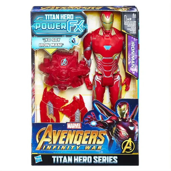 Avengers Figurine Titan Hero Power FX Iron Man 30 cm Hasbro Jouet Enfant