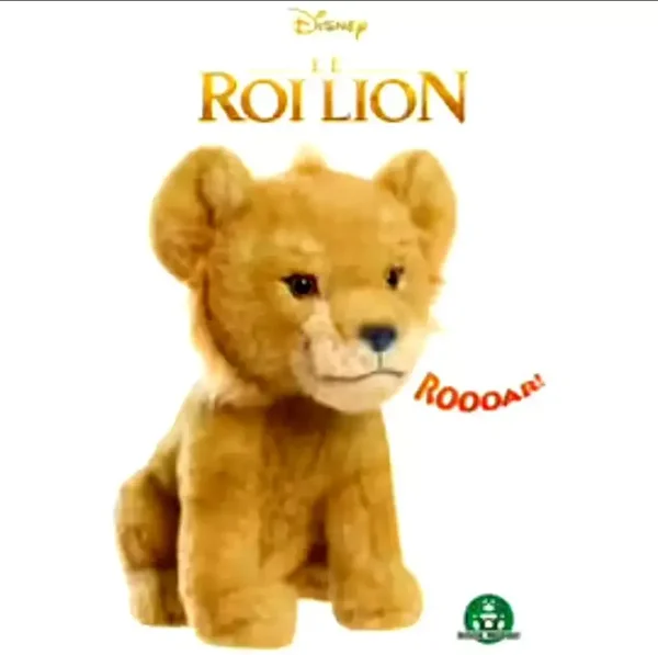 Le Roi Lion - Peluche sonore 17 cm - Simba - Disney Jouet Enfant Lion King