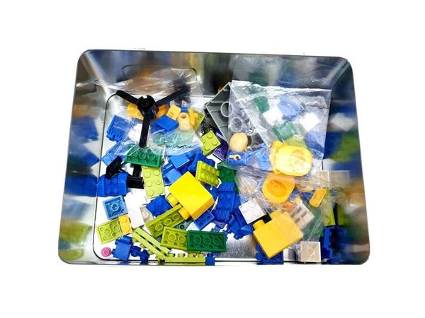 Jeu de construction Peanuts style Lego - boîte métallique Bambao