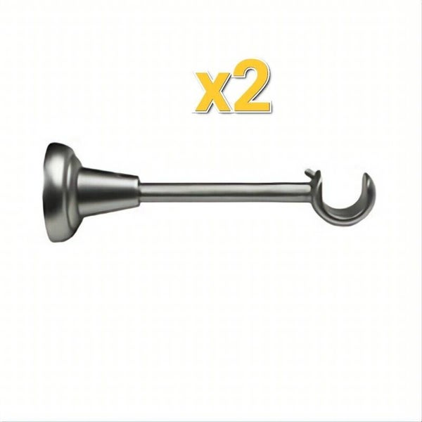 Lot De 2 Supports ○16 En Métal pour tringle à Rideau Lotari SH
