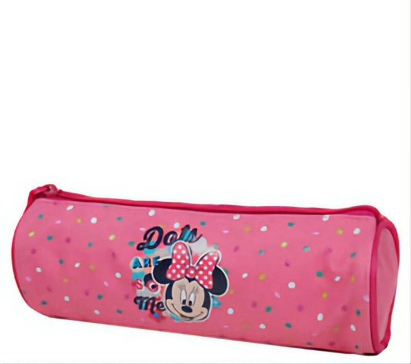 Trousse ronde Minnie Mouse Disney- trousse Scolaire pour enfant