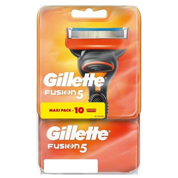 Gillette Fusion 5 recharge lames de rasoir x10 - Gillette Fusion pour homme rasage