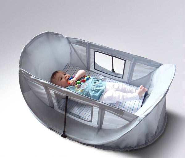 Magicbed Lit Parapluie "pop-up" Bébé Mini Bleu Clair - lit nomade pour bébé