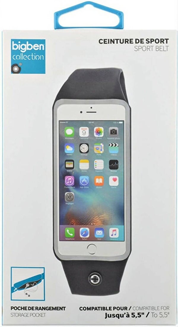 BIGBEN Etui universel Ceinture Sport pour Smartphone jusqu'à 5,5"