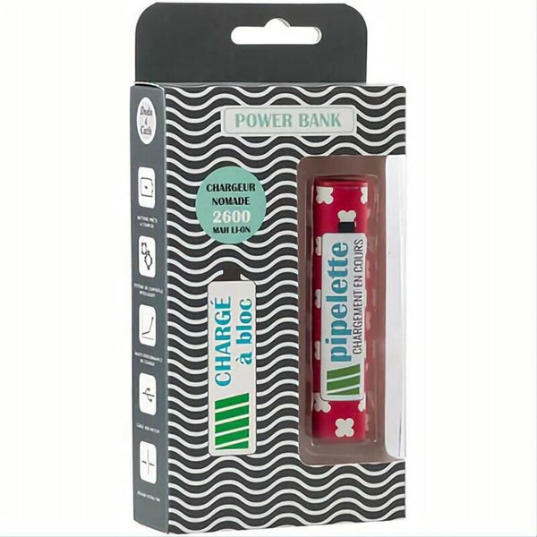 Batterie externe Dodo Et Cat - 2.600mah - Pipelette- batterie universelle nomade