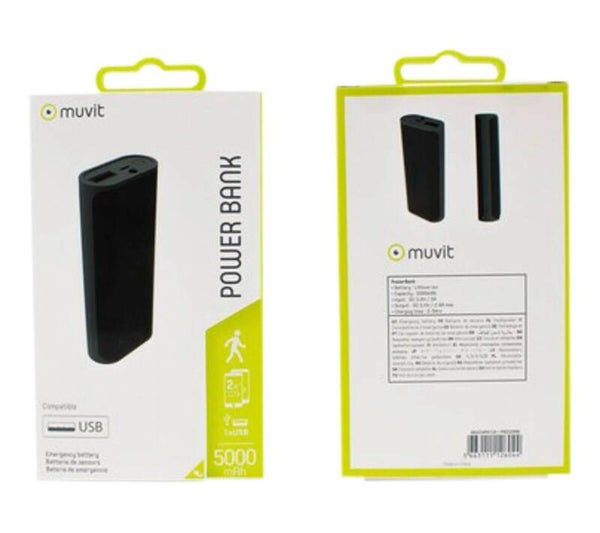 MUVIT Batterie de secours - Batterie externe pour smartphone