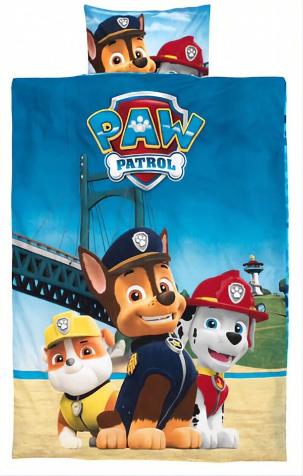 Parure de Lit Enfant Pat Patrouille 100x140 Cm - housse de couette paw patrol SH