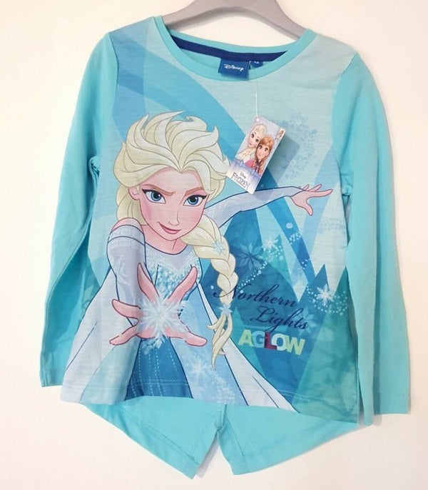 T-shirt manches longues Fille 4 Ans La Reine Des Neiges Disney Frozen Enfant
