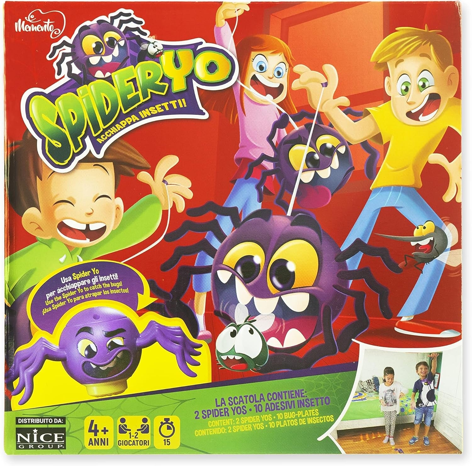 Nice Group Spider Yo  Jeu de société de compétences et de mémoire