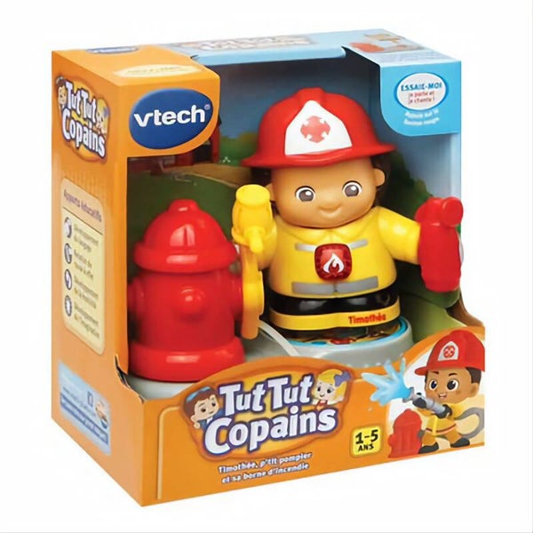 Tut Tut Copains  Timothée P'tit Pompier et sa Borne Incendie jouet Vtech