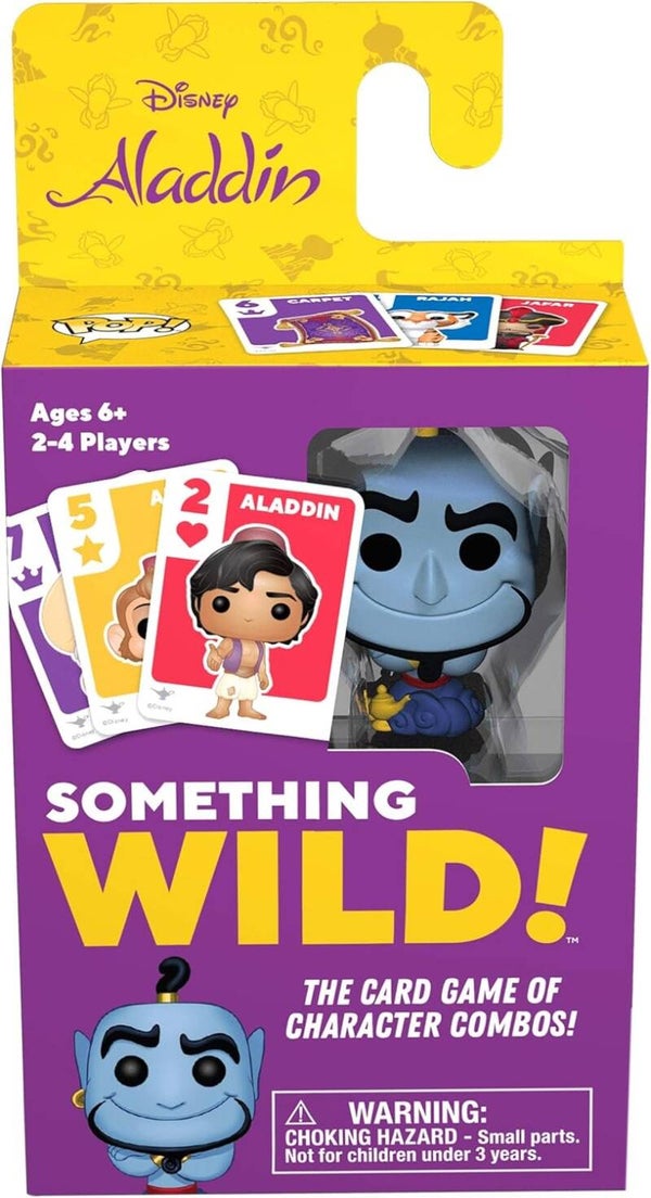 Funko 49357 Board Games 49357 Signature Something Wild Card Game-Aladdin