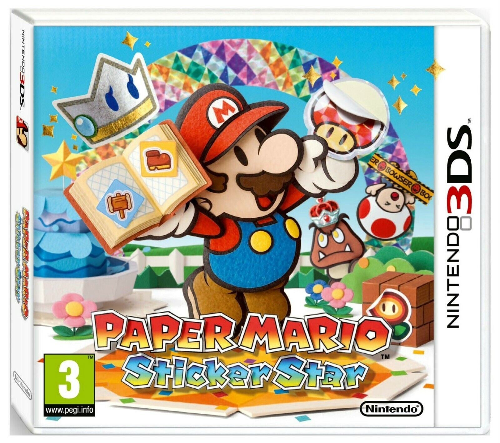 PAPER MARIO Sticker 3DS Jeu console Nintendo - Jeu Nintendo 3DS - sous blister