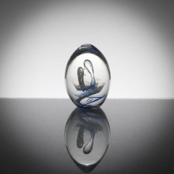 Paperweight in ei-vorm van Emil Pfeiffer Holland