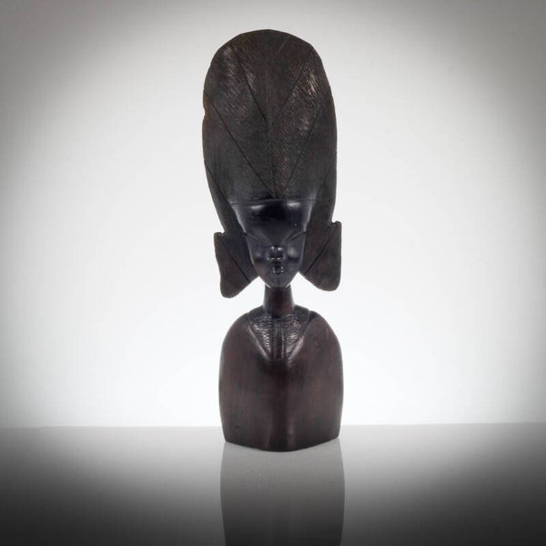 Handgemaakt Keniaanse houten buste