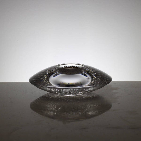 Orrefors votive/ waxinelichthouder "Discus"