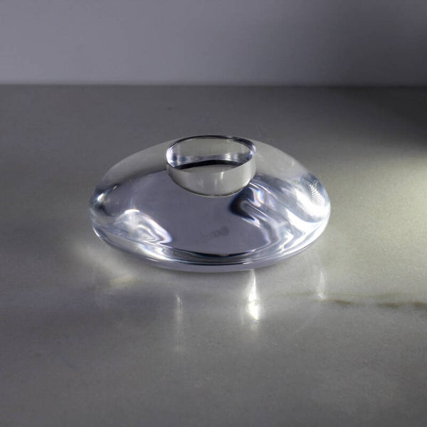 Orrefors votive/ waxinelichthouder "River Rock"