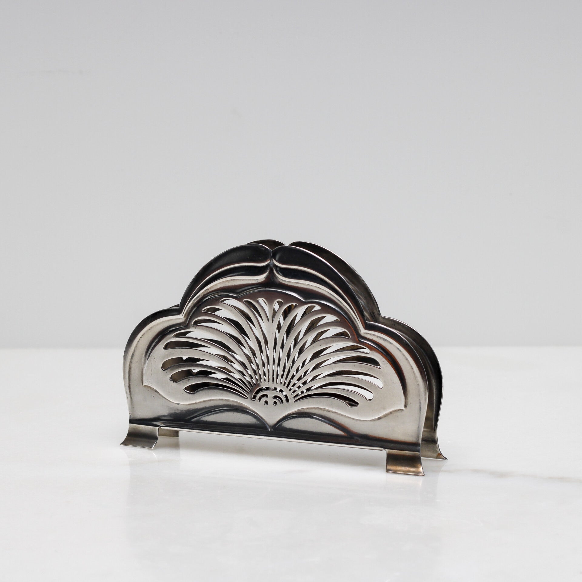 Gero verzilverde servethouder "AVRO"