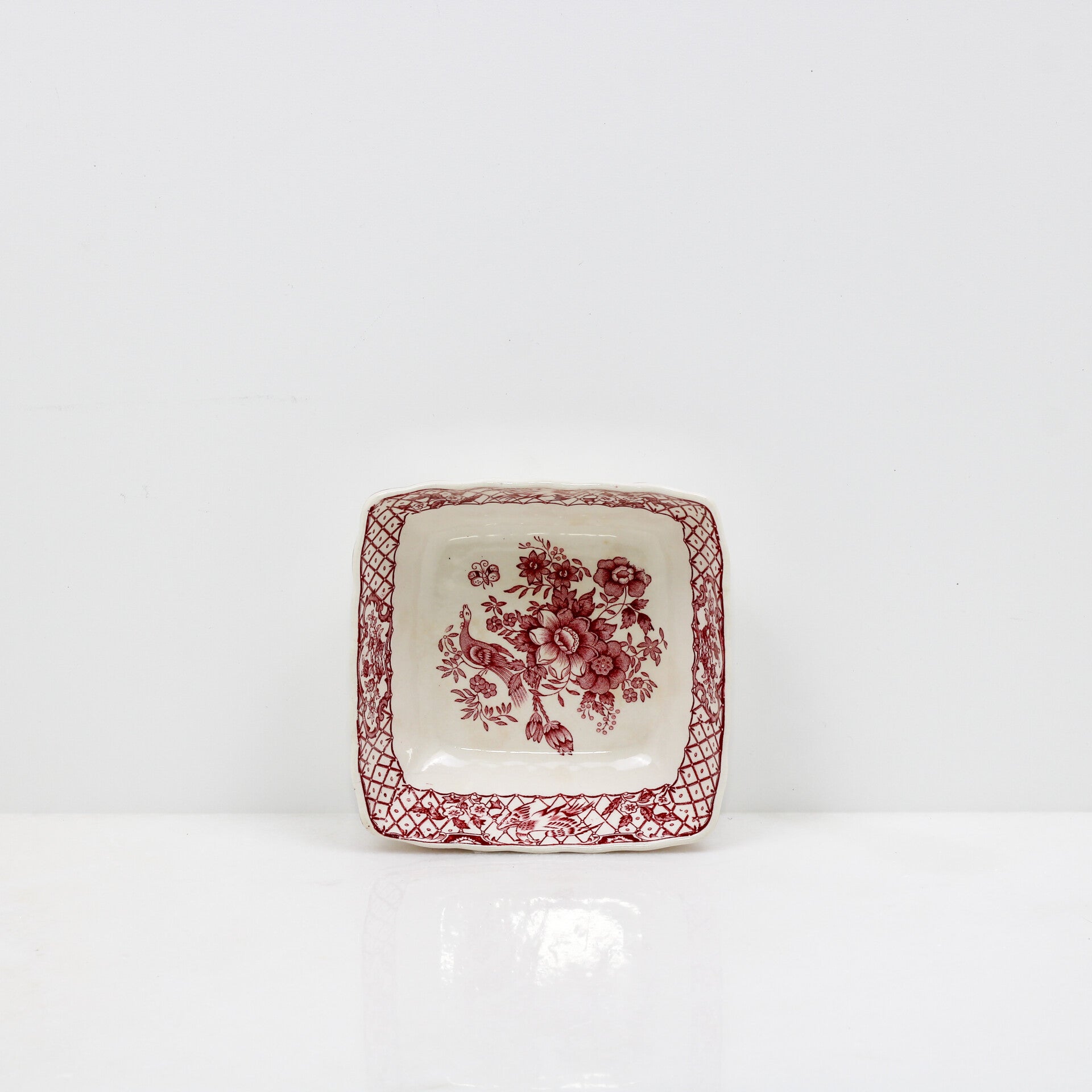 Mason's klein vierkant (bonbon)schaaltje uit de serie "Pink Stratford"