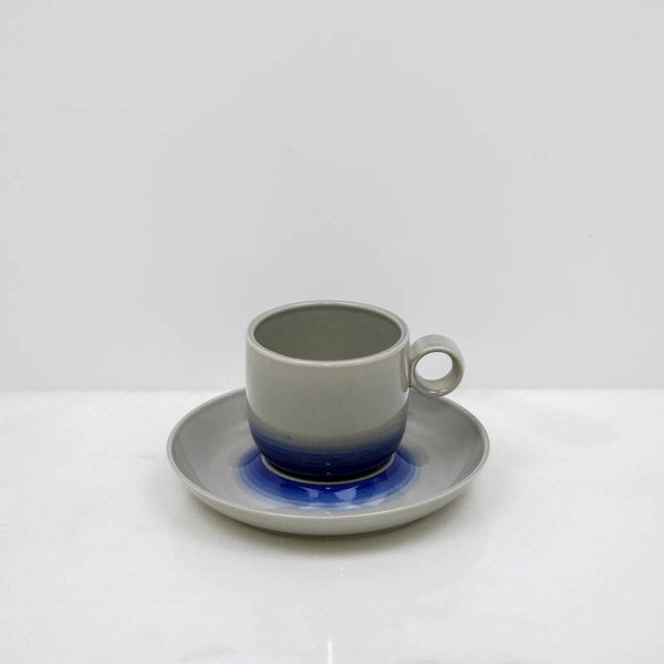 Rosenthal Studio Line Terra porseleinen kop en schotel uit de serie "Spirale Blau"