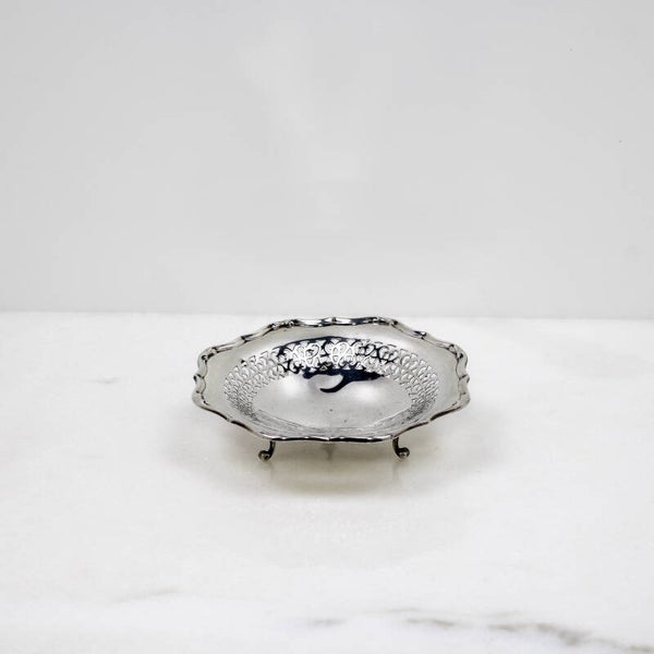 Art Deco Statement: Sterling Zilveren Bonbonschaaltje – Birmingham, 1922