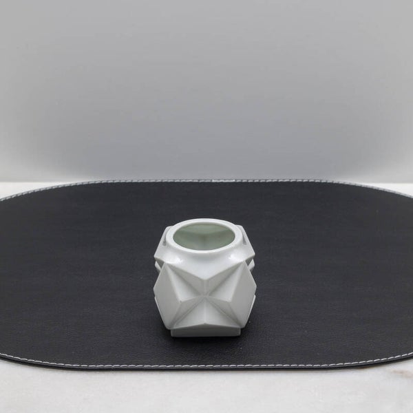 Iconisch West-Duits Design: Geometrisch Vaasje van Josef Rieber Mitterteich