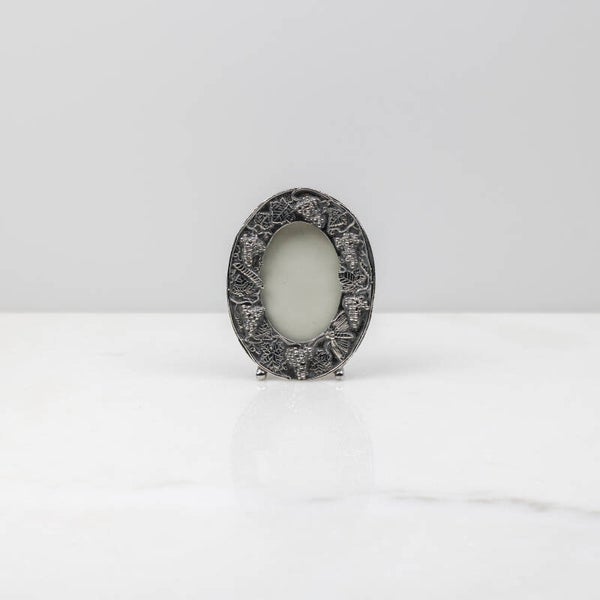 Vintage Silver Scenes Miniatuur Fotolijst – "The Wild Flower’s Song" door William Blake