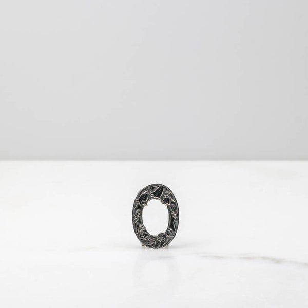 Vintage Silver Scenes Miniatuur Fotolijst (1985) – Floraal Reliëf