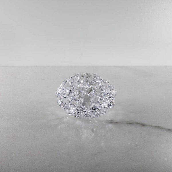 Orrefors ‘Raspberry’ – Een Scandinavisch Kristalicoon in Onberispelijke Staat