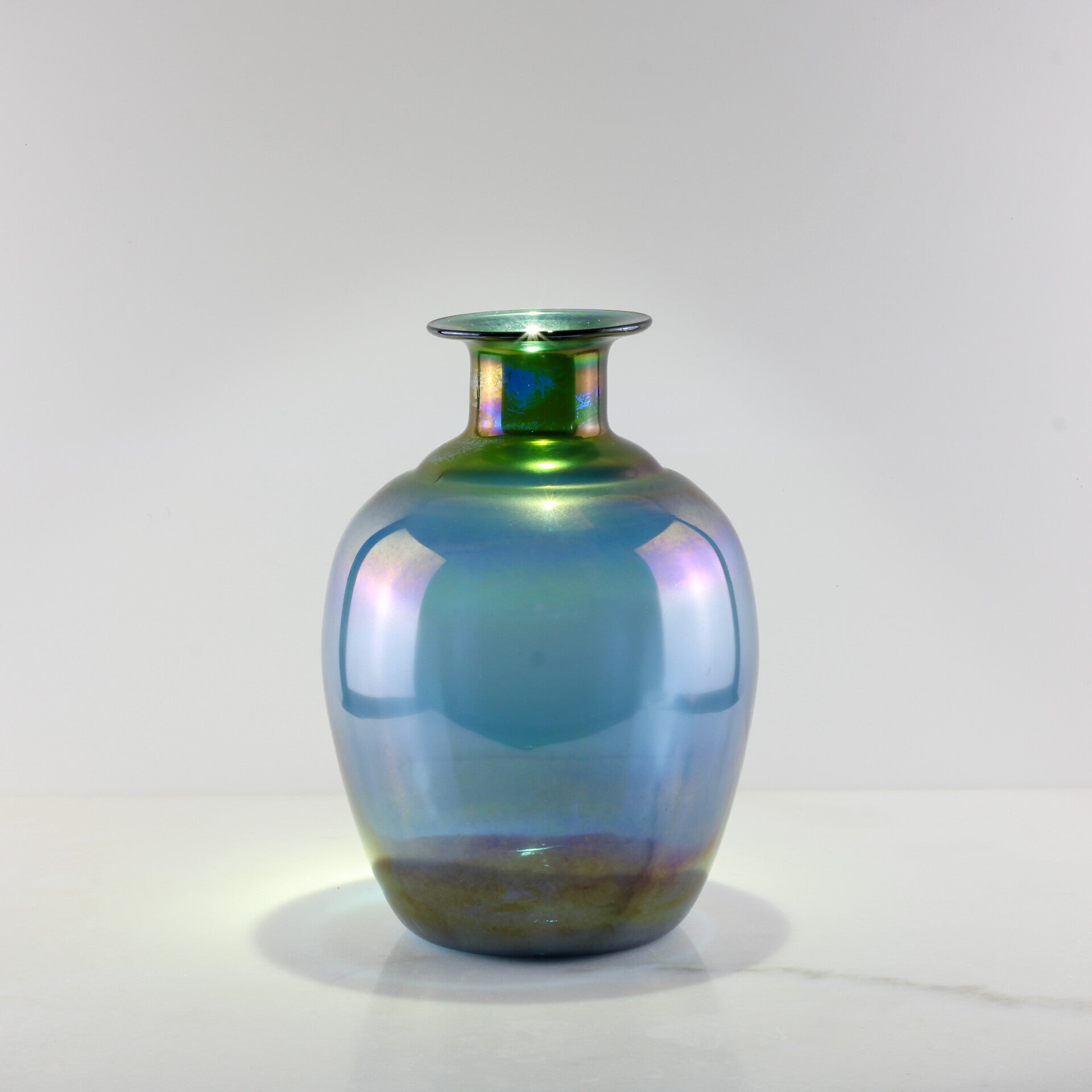 Museale Thomas Webb & Sons 'Bronze' Vaas – 23,5 cm – ca. 1880