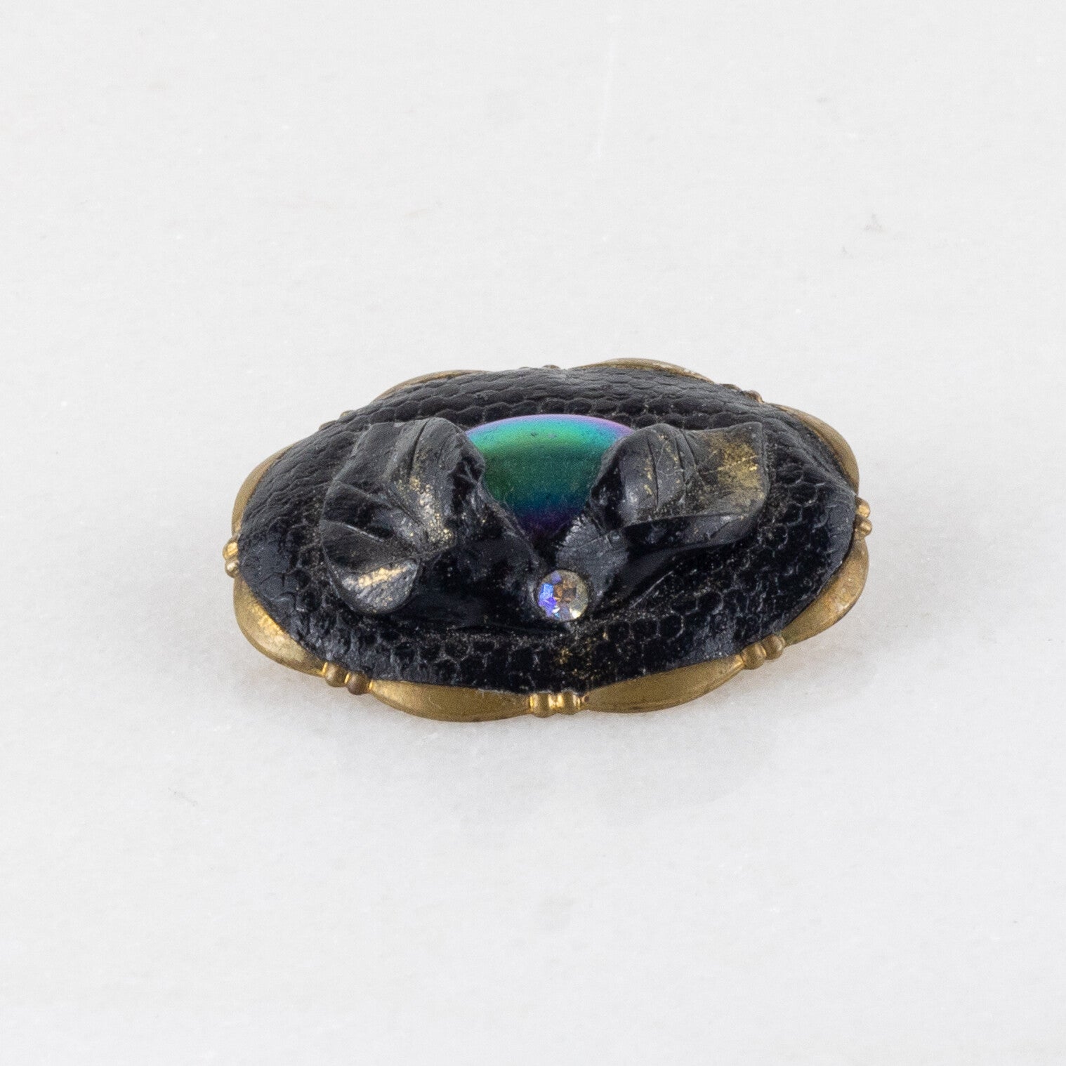 Sculpturale ‘Art Studio’ Broche – Jaren ’80 Design in Bulatti-stijl